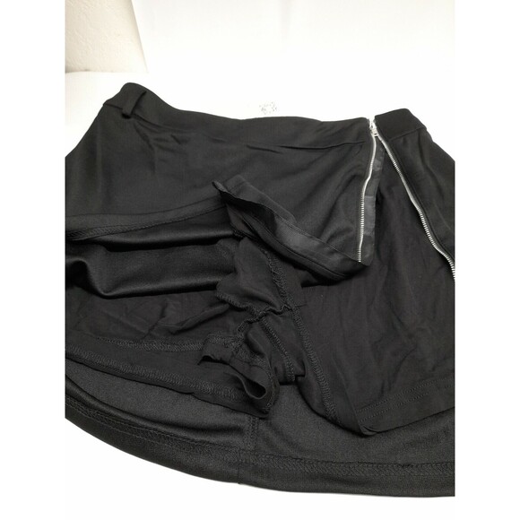 Zeagoo Women Skort Skirt Bodycon Slim Mini Pencil Full Zipper Sz L NWT - Picture 5 of 9